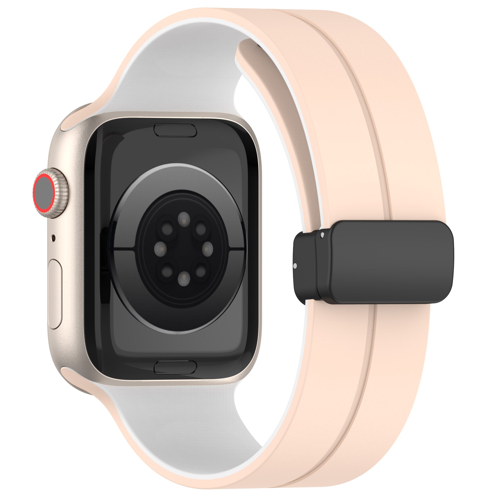 For Apple Watch Ultra 49mm Series 8 7 45mm 6 5 4 SE SE (2022) 44mm 3 2 1 42mm Silicone Watch Band Magnetic Buckle Wrist Strap For Apple Watch Ultra 49mm Series 8 7 45mm 6 5 4 SE SE (2022) 44mm 3 2 1 42mm Silicone Watch Band Magnetic Buckle Wrist Strap